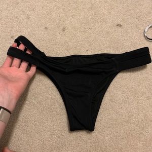 Black bikini bottoms